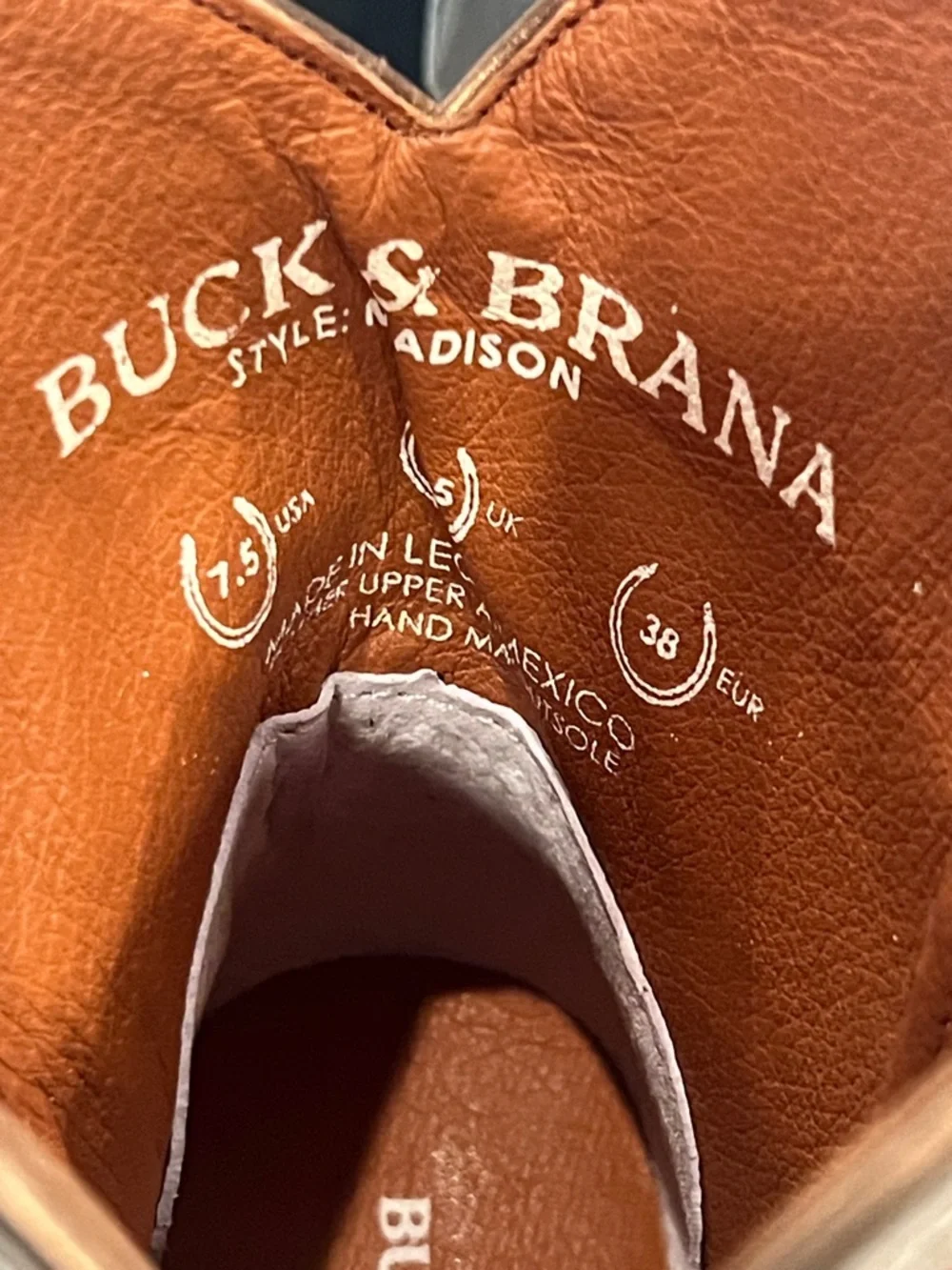 Buck & Brana Madison Size 7.5 NIB - Picture 4 of 7